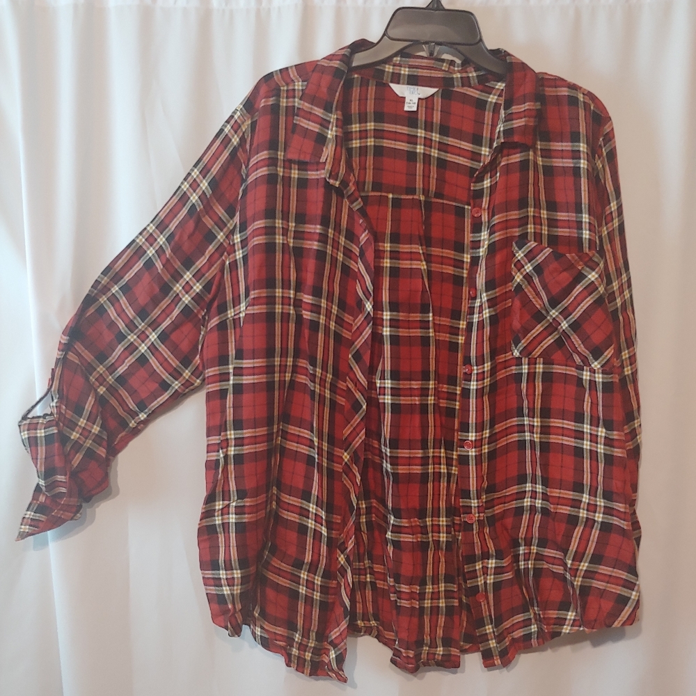 Time And Tru Plaid Shirt